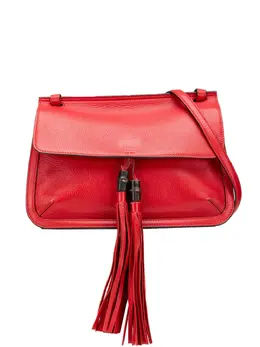 Gucci 2000-2015 Medium Leather Bamboo Daily crossbody bag 30854486