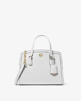 Сумка Chantal из кожи, трансформируемая в сумку через плечо Michael Kors, белый mp_0478263_30f2g7cm1t | blanco