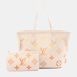 Louis Vuitton Neverfull MM Monogram Empreinte Leather Shoulder Bag 1164238
