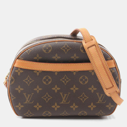 Louis Vuitton Blois Brown Monogram Leather Shoulder Bag 1164194