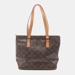 Louis Vuitton Cabas Piano Brown Monogram Canvas Shoulder Bag 1164093