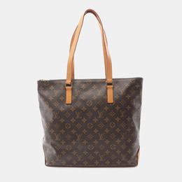 Louis Vuitton Brown Monogram Leather Cabas Mezzo Tote Bag 1164079