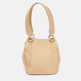 Bvlgari Beige Leather Small Tote 1163876