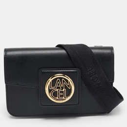 Lancel Black Leather Roxane Crossbody Bag 1163502