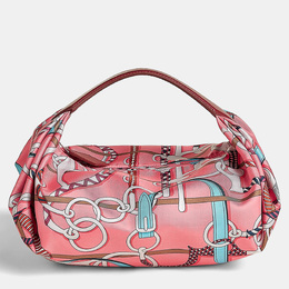 Hermes Rose Azalee Gris Perle Rouge H Balusoie Bag 1163552