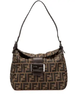 Fendi 2000-2010 Zucca Canvas Double Flap shoulder bag 30875644