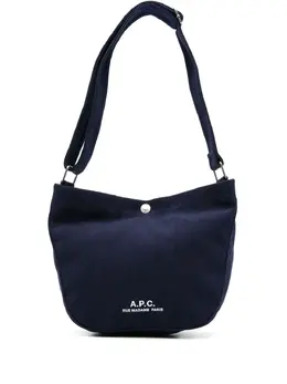 A.P.C. logo-print shoulder bag 30398800