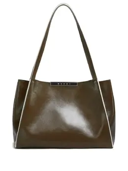 Marni leather tote bag 30554279