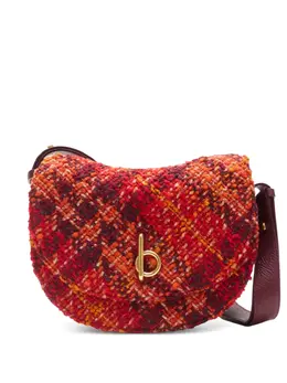 Burberry medium Rocking Horse tweed cross body bag 24785389