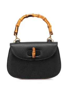 Gucci 2000-2015 Calfskin Bamboo Night satchel 30875384