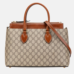 Gucci Beige GG Supreme Linea A Satchel 1164504