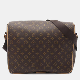 Louis Vuitton Abbesses Monogram Leather Brown Shoulder Bag 1164149