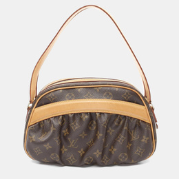 Louis Vuitton Clara Brown Monogram Leather Shoulder Bag 1164166