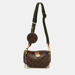 Louis Vuitton Khaki Green Monogram Canvas Multi Pochette Accessoires Bag 1165076
