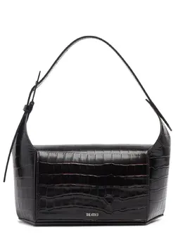 The Attico 7/7 Embossed Leather Shoulder Bag 82ij5q017-mja30