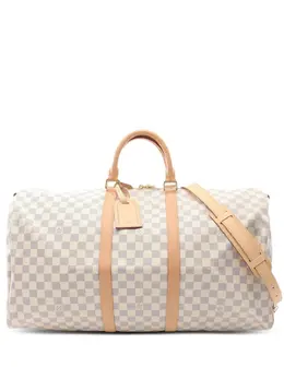 Louis Vuitton 2021s Keepall Bandouliere 55 Damier Azur Boston bag 30646793