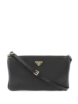 Prada 2020 logo-plaque leather bag 30295450