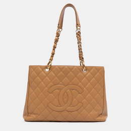 Chanel Brown Caviar Grand Shopping Tote 1165850