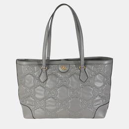 Gucci Grey GG Matelasse Calfskin Medium Ophidia Tote bag 1164357
