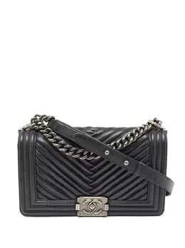 Chanel quilted leather shoulder bag 30337887