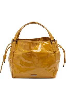 Burberry Bilmore patent-leather tote bag 30345297