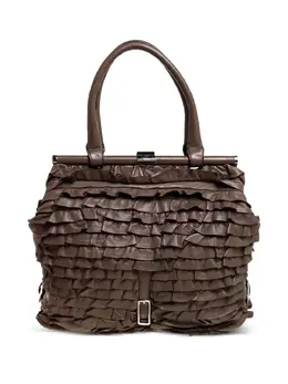 Valentino Garavani ruffled tote bag 30333100