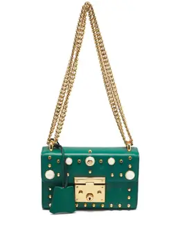 Gucci stud-embellished shoulder bag 30345521