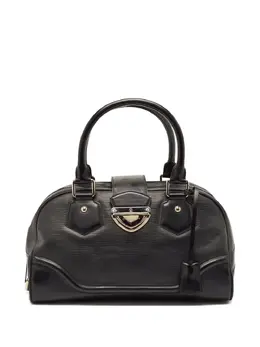Louis Vuitton textured leather bowler tote bag 30336058