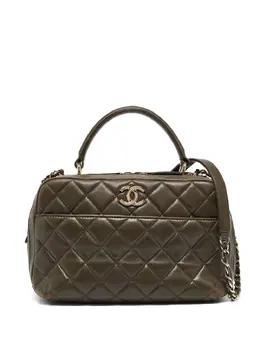 Chanel quilted leather tote bag 30347235