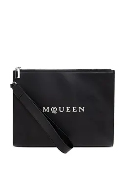 Alexander McQueen leather clutch bag 30711564