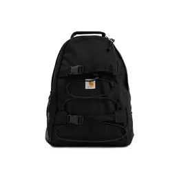 Carhartt WIP-Black Kickflip Recycled Polyester Backpack-Uomo 52040029438292