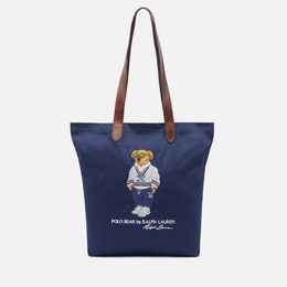 Сумка Polo Ralph Lauren Polo Bear Twill Shopper Tote, цвет синий 405-962427-001-4940554