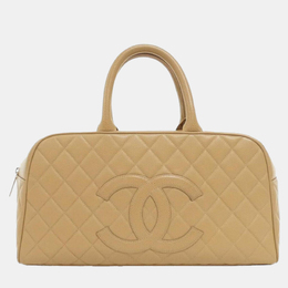 Chanel Beige Boston Bag 1166244