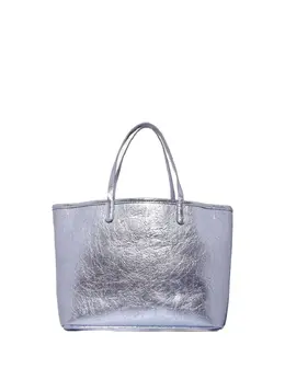 Molo metallic-effect leather tote bag 30855957