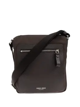 Giorgio Armani logo-stamp crossbody bag 30712055