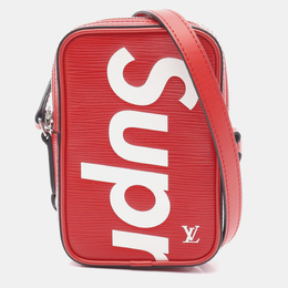 Louis Vuitton Danube PPM Red/White Epi Leather Shoulder Bag 1167733