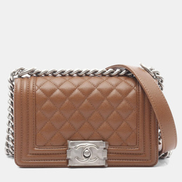 Chanel Boy Small Brown Leather Shoulder Bag 1167669