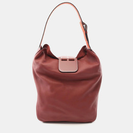 Hermes Virevolte Bordeaux Swift Leather Shoulder Bag 1167684