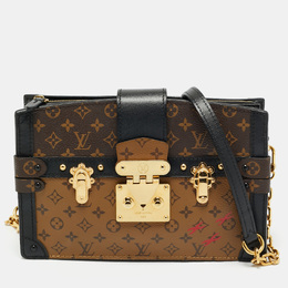 Louis Vuitton Monogram Reverse Canvas Trunk Clutch Bag 1165069
