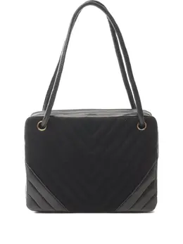 Chanel 1989-1991 Chevron V-stitch shoulder bag 30646552