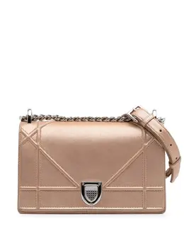 Christian Dior 2015 Small Iridescent Lambskin Diorama Flap crossbody bag 30909825