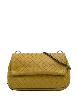 Bottega Veneta 2012-2024 Mini Nappa Intrecciato Expandable Chain Flap crossbody bag 30903499