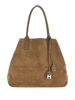 Hogan Address suede tote bag 29994172