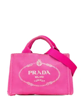 Prada 2013-2025 Small Canvas Canapa Logo satchel 30914687