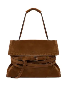 Moschino Tie Me leather shoulder bag 30191671