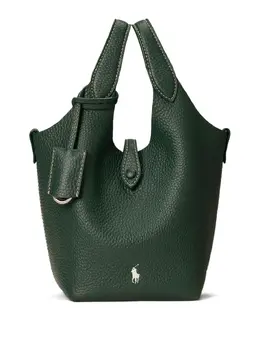 Polo Ralph Lauren Polo Play pebbled-leather tote bag 30856383