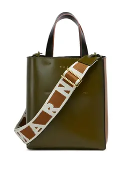 Marni colour-block leather tote bag 30553177