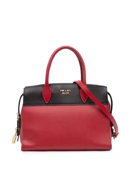 Prada 2000-2024 Saffiano And City Calf Esplanade satchel 30909829