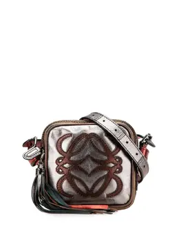 Loewe 2008 Mini Metallic Goatskin Anagram Tassel crossbody bag 30907084