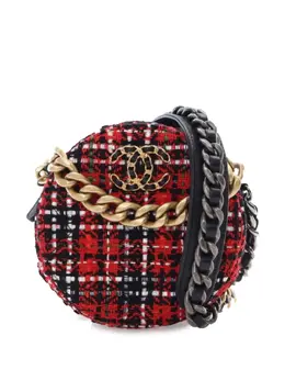 Chanel 2020 Tweed 19 Round Clutch with Chain satchel 30905537